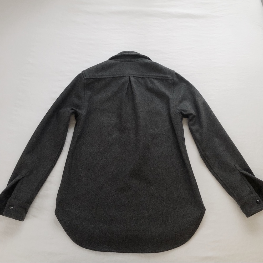 NEW Anián Modern Melton Wool shirt - size XS. - Picture 4 of 7